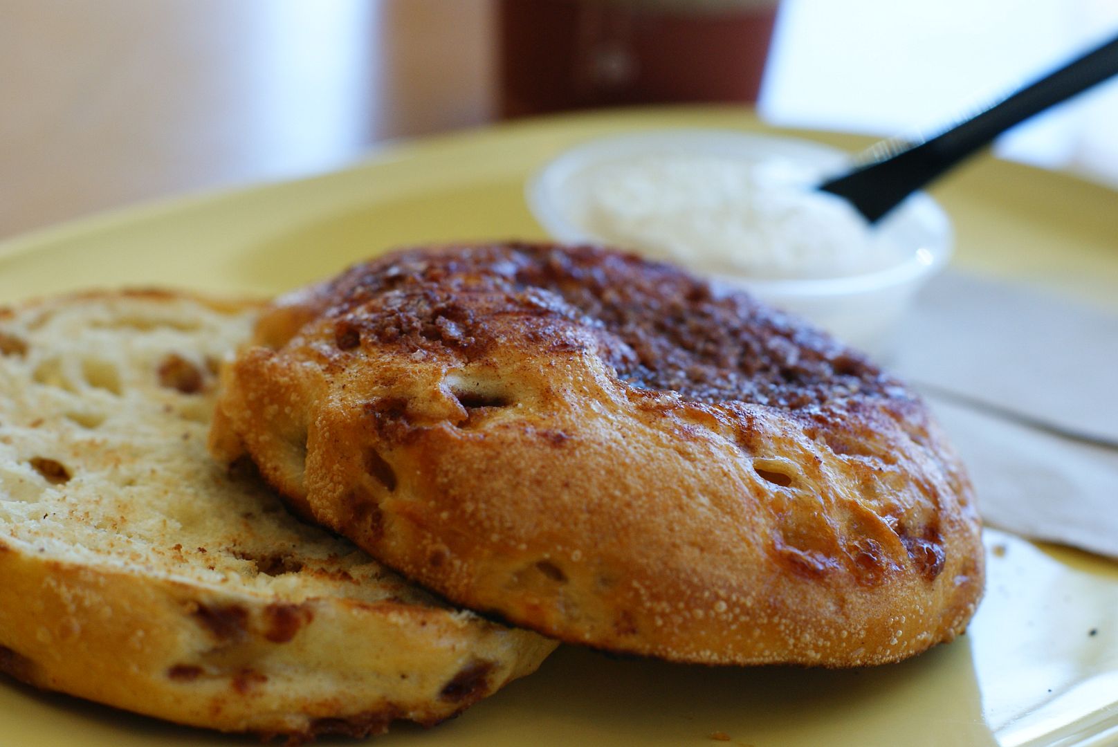 panera bread french toast bagel